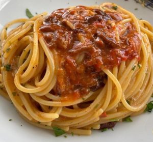 Spaghetti con i ricci di mare