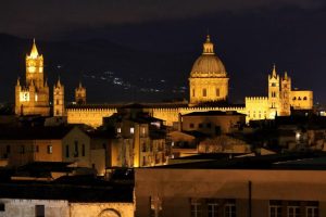 la cattedrale vista dalla torre di san nicolò