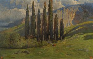 Rocco Lentini, Sette cipressi 1920