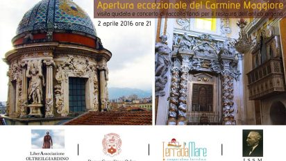 Palermo – Apertura eccezionale del Carmine Maggiore