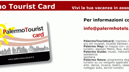 E’ arrivata la PALERMOTOURISTCARD