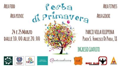 Palermo – Festa di primavera al Parco “Villa Filippina”.