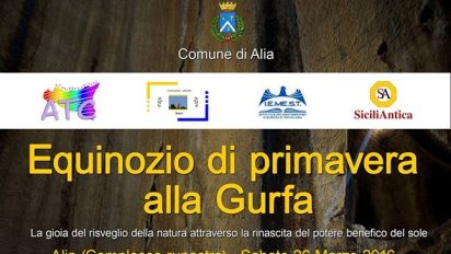 Alia – Equinozio di Primavera alla Gurfa Sabato 26 marzo 2016 ore 10,30