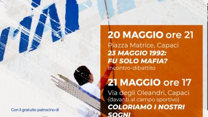 Verso il 23 maggio: dal 20 al 22 maggio l