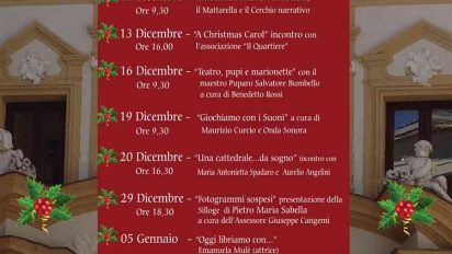 Monreale – Natale in Casa Cultura  e  Settimana Musica Sacra (vd locandina)