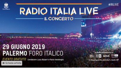 Palermo – RADIO ITALIA LIVE – IL CONCERTO 2019: gli artisti del cast di Palermo Sul palco la Mediterranean Orchestra. Presentano Luca Bizzarri e Paolo Kessisoglu