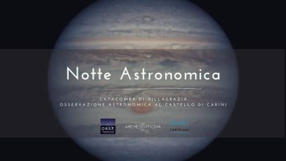 Carini (Pa) – Notte Astronomica. Visita guidata e osservazione degli astri