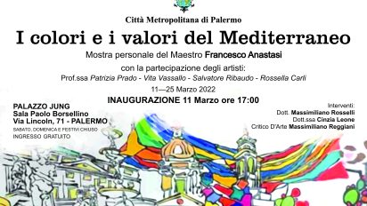 Palazzo Jung (PA) – la mostra “I Colori e i valori del Mediterraneo”