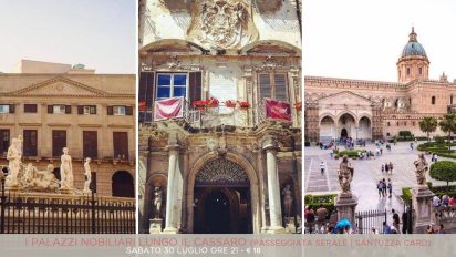 Palermo – Visita serale dei palazzi Bonocore, Alliata e Asmundo. Sabato 30 luglio 2016 ore 21,00