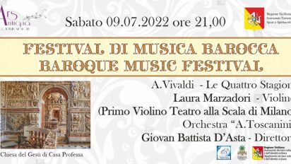 Chiesa del Gesu’ (Palermo) – FESTIVAL DI MUSICA BAROCCA – BAROQUE MUSIC FESTIVAL LUGLIO 2022