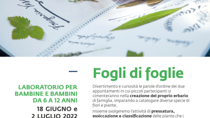 Fogli di foglie: laboratorio per bambini