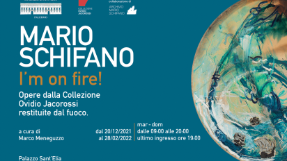 Palazzo Sant’Elia (PA) – Mostra, Mario Schifano, I’m on fire!