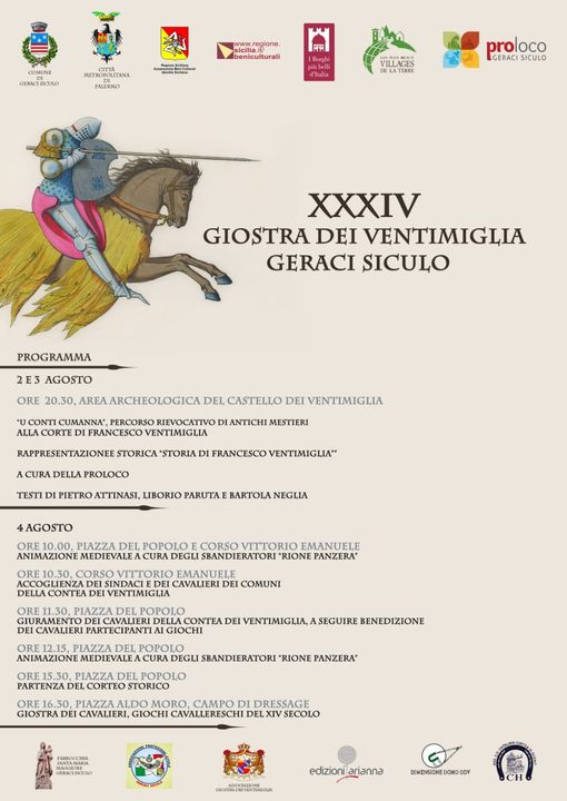 locandina della giostra dei ventimiglia 2024