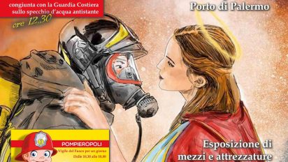 Palermo-  Per Santa Barbara, con i vigili del fuoco di Palermo, torna Pompieropoli